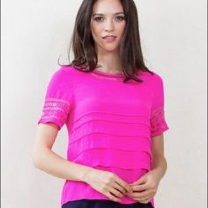 Neon pink top